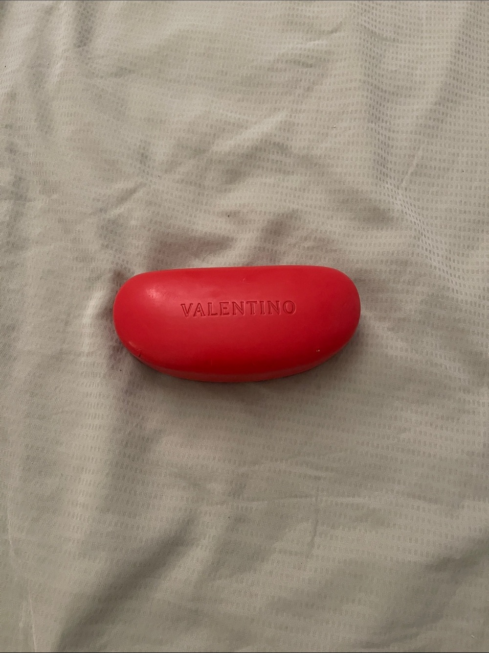 Valentino Red Hard Shell Sunglasses Case
